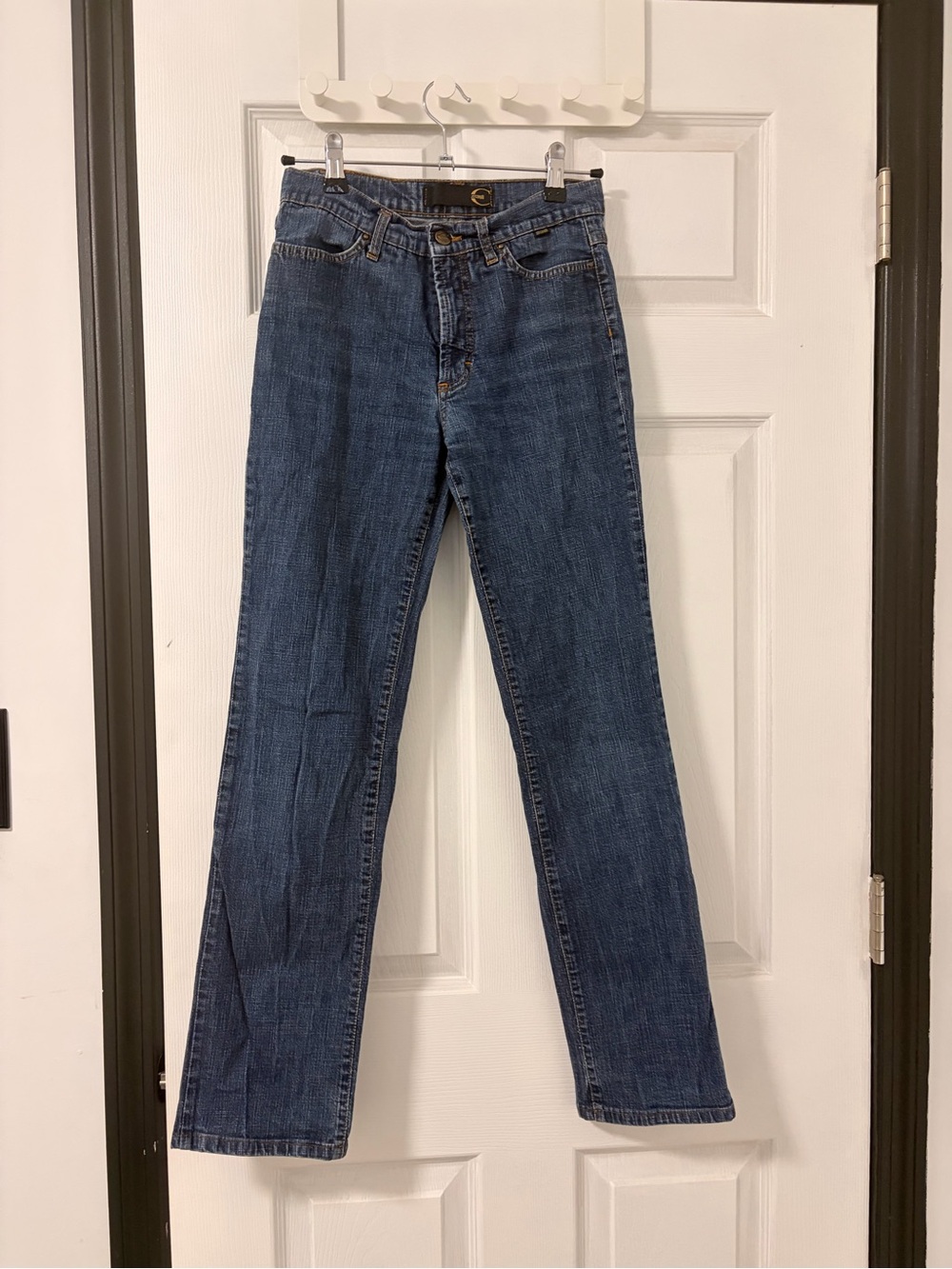 Just Cavalli Classic Straight-Leg Women's Jeans Lenght-37 inch,waist-26,rise-9.5